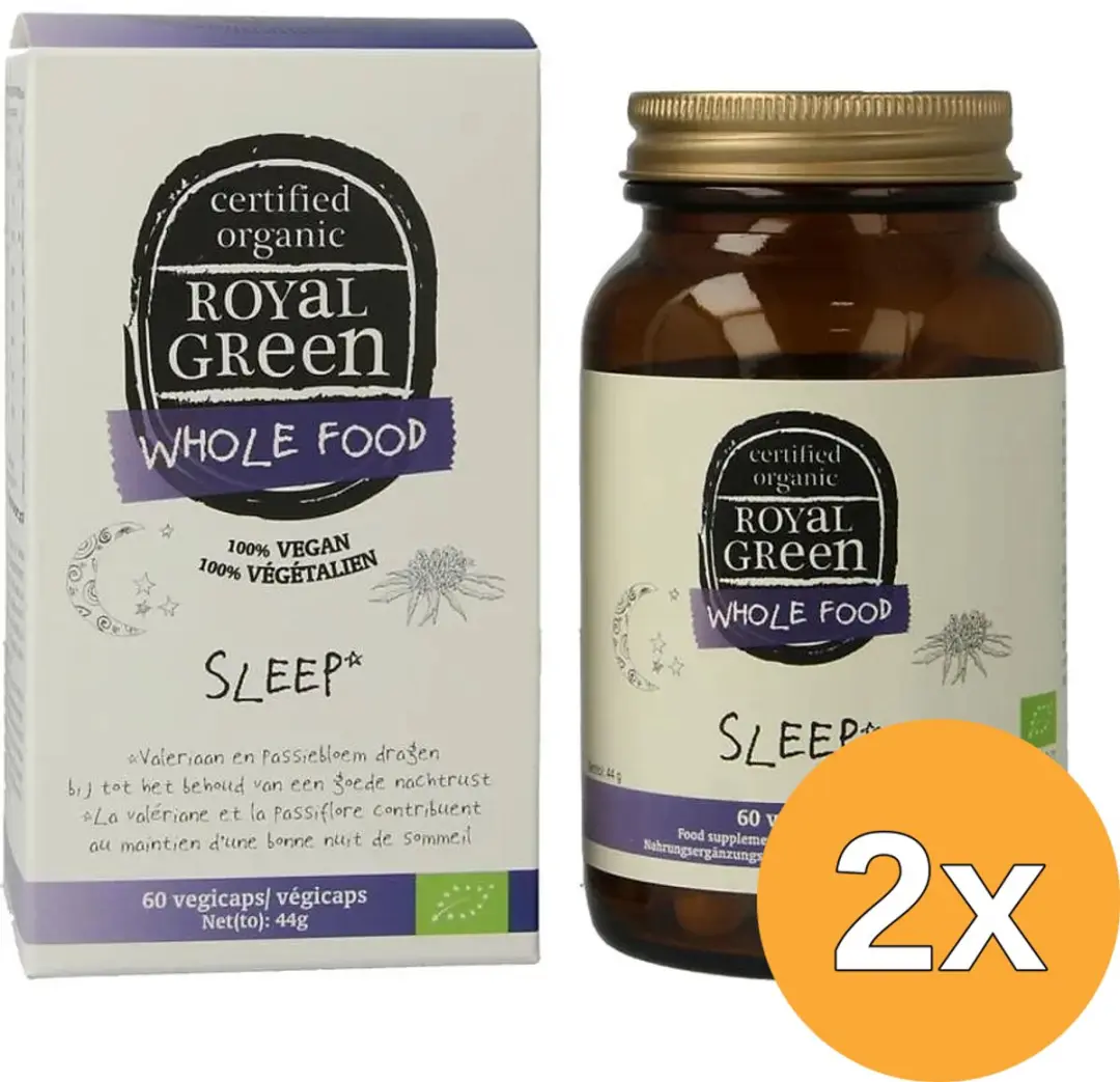 2x Royal Green Sleep Bio (60 vega capsules)