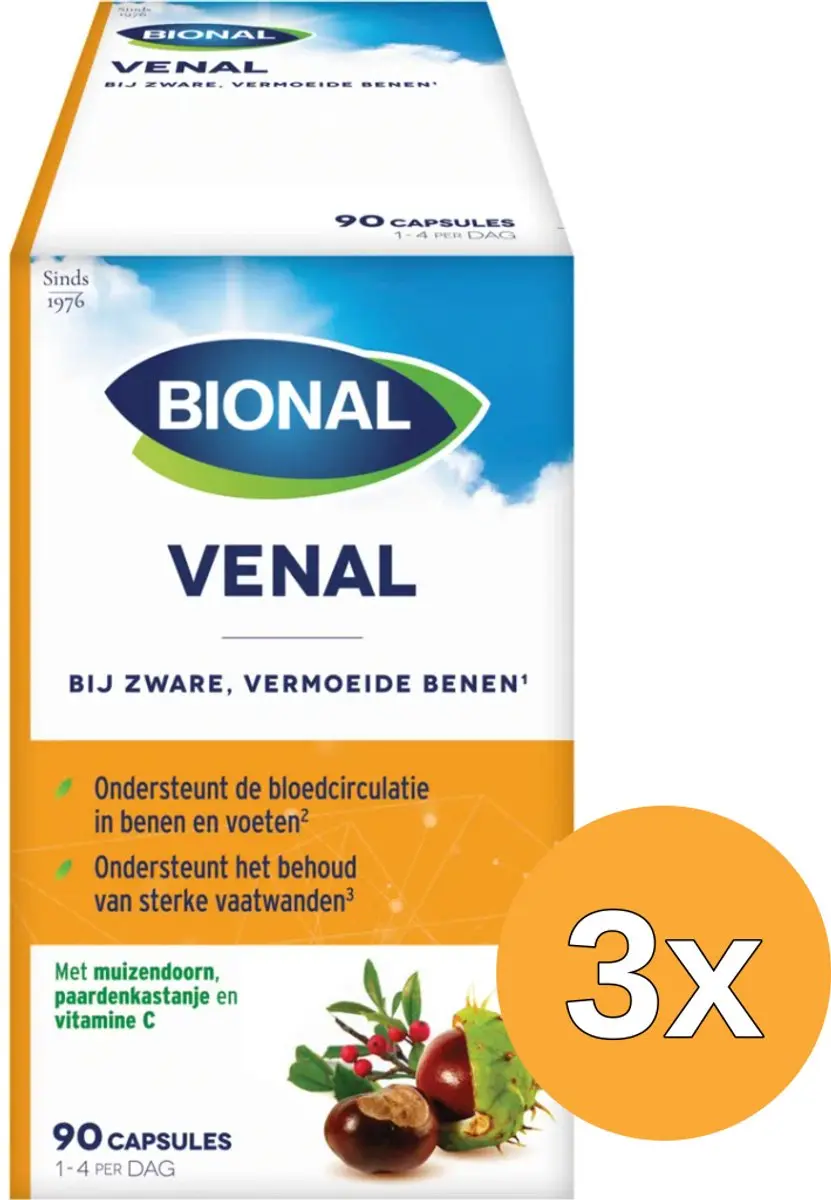 3x Bional Venal (90 capsules)