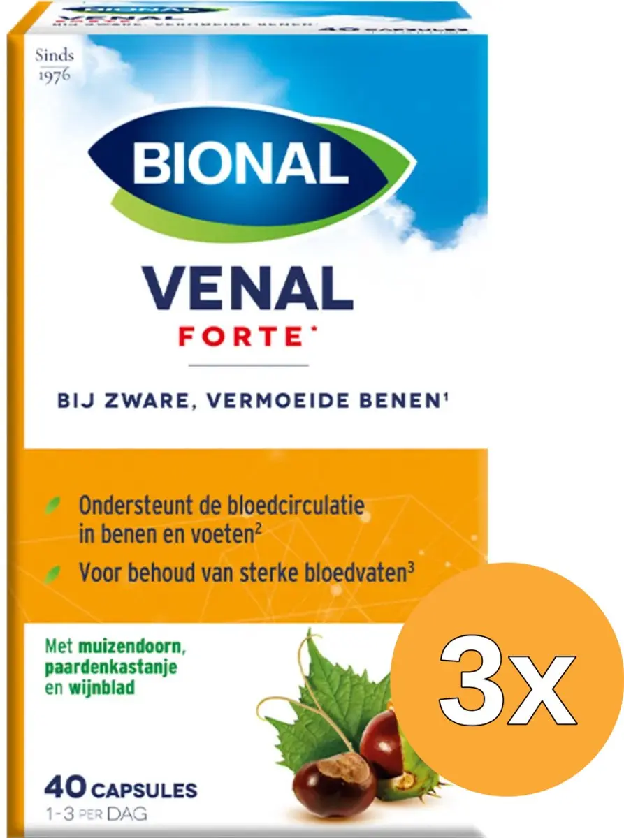 3x Bional Venal forte (90 capsules)