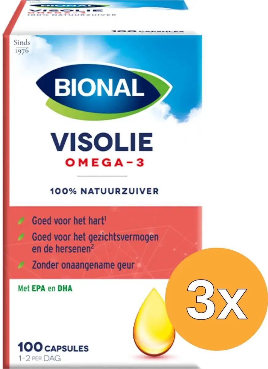 3x Bional Visolie (100 capsules)
