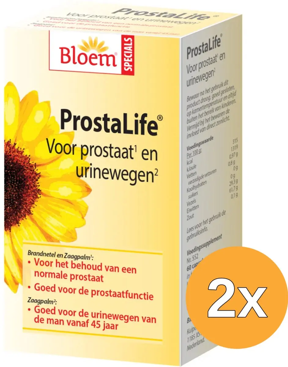 2x Bloem Prostalife (60 capsules)
