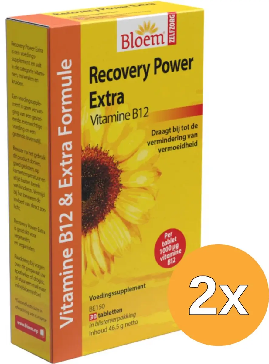 2x Bloem Recovery Power (30 tabletten)