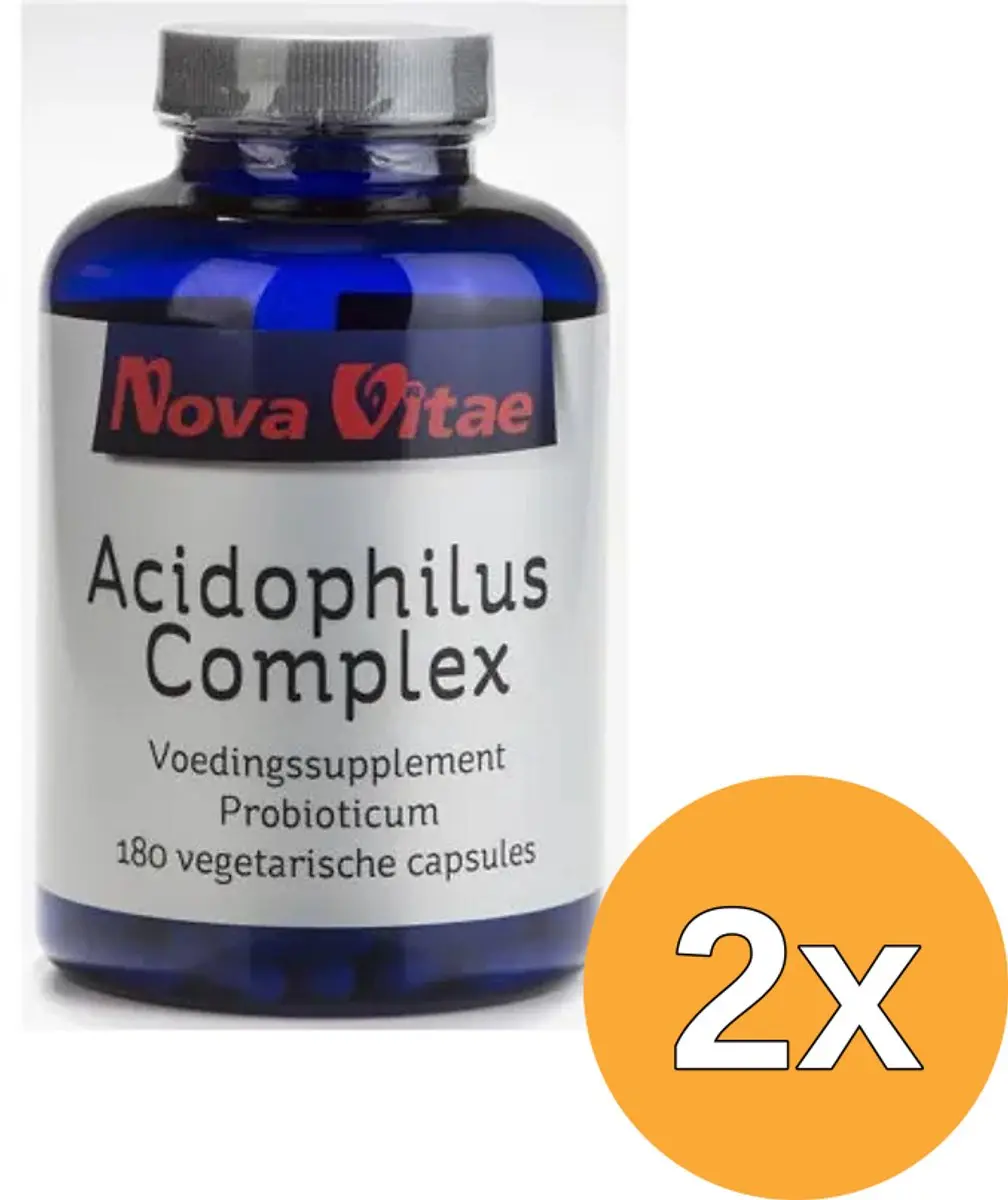 2x Nova Vitae Acidophilus Complex (180 vega capsules)