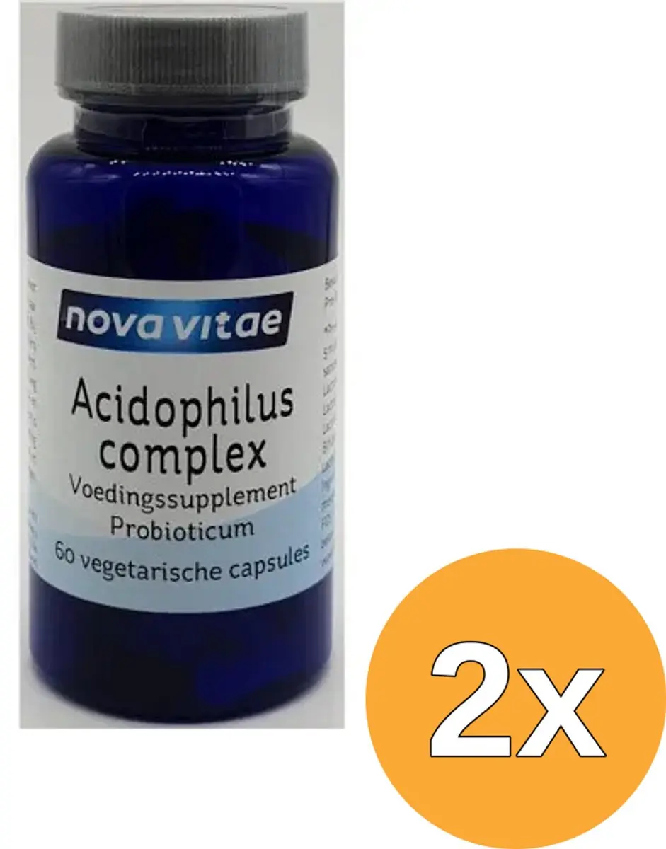 2x Nova Vitae Acidophilus Complex (60 capsules)