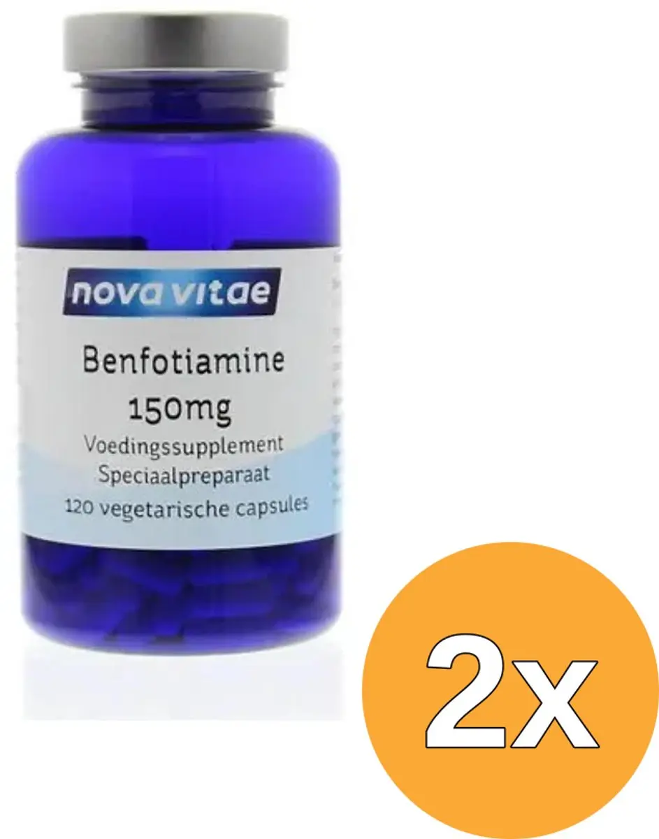 2x Nova Vitae Benfotiamine (120 vega capsules)