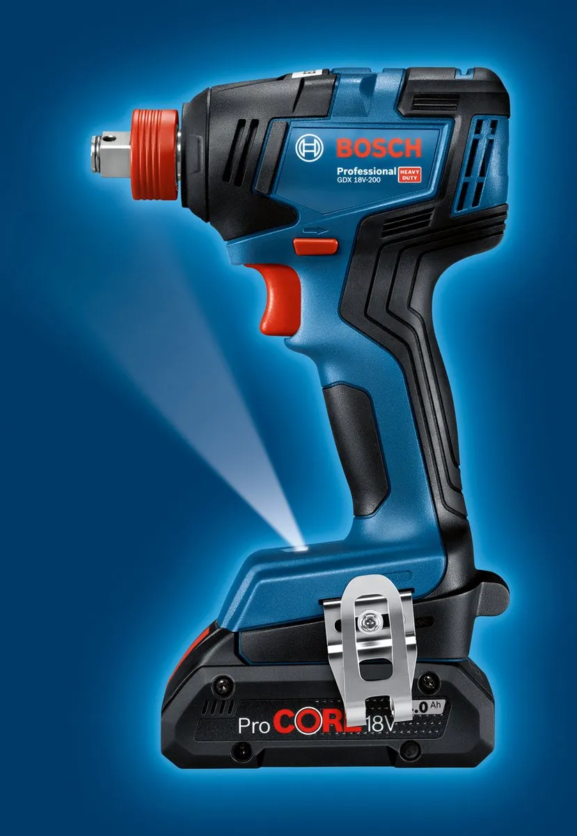 Bosch Professional GDX 18V-200 Slagmoeraanzetter - 4200 Slagen/min