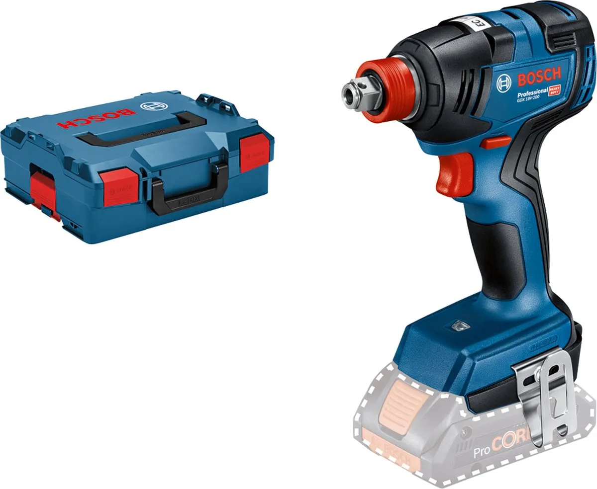 Bosch Professional GDX 18V-200 Slagmoeraanzetter - 4200 Slagen/min