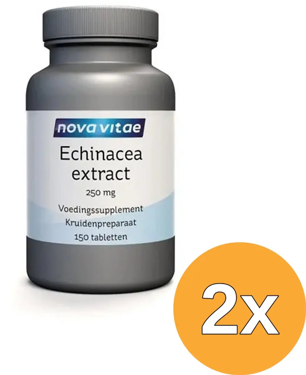 2x Nova Vitae Echinacea 250 Mg (150 Tabletten)
