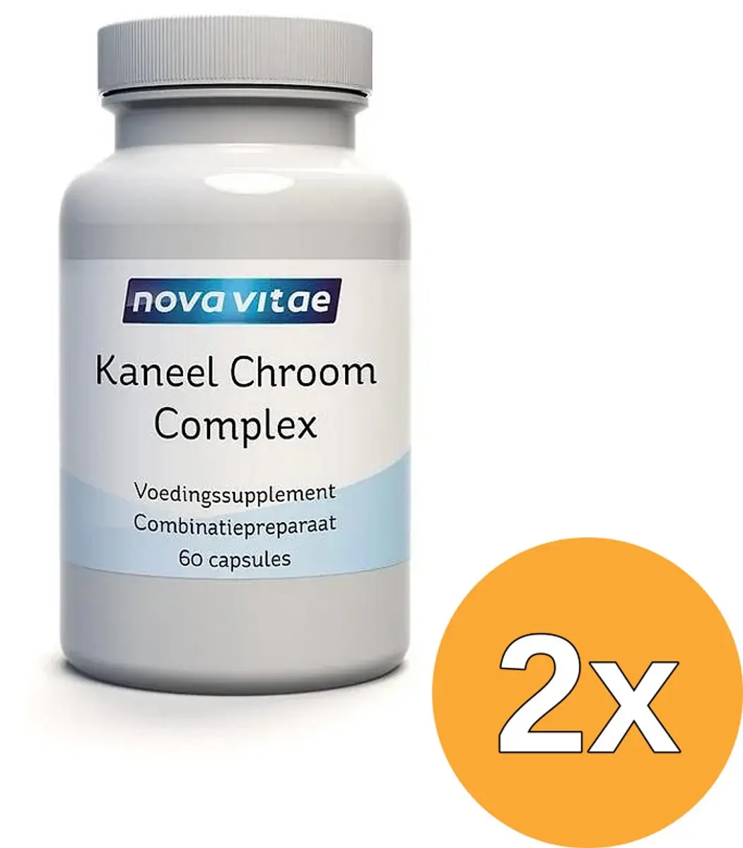 2x Nova Vitae Kaneel Chroom Complex (60 vega capsules)