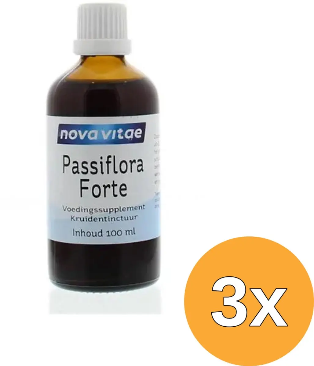 3x Nova Vitae Passiflora forte (100 ml)