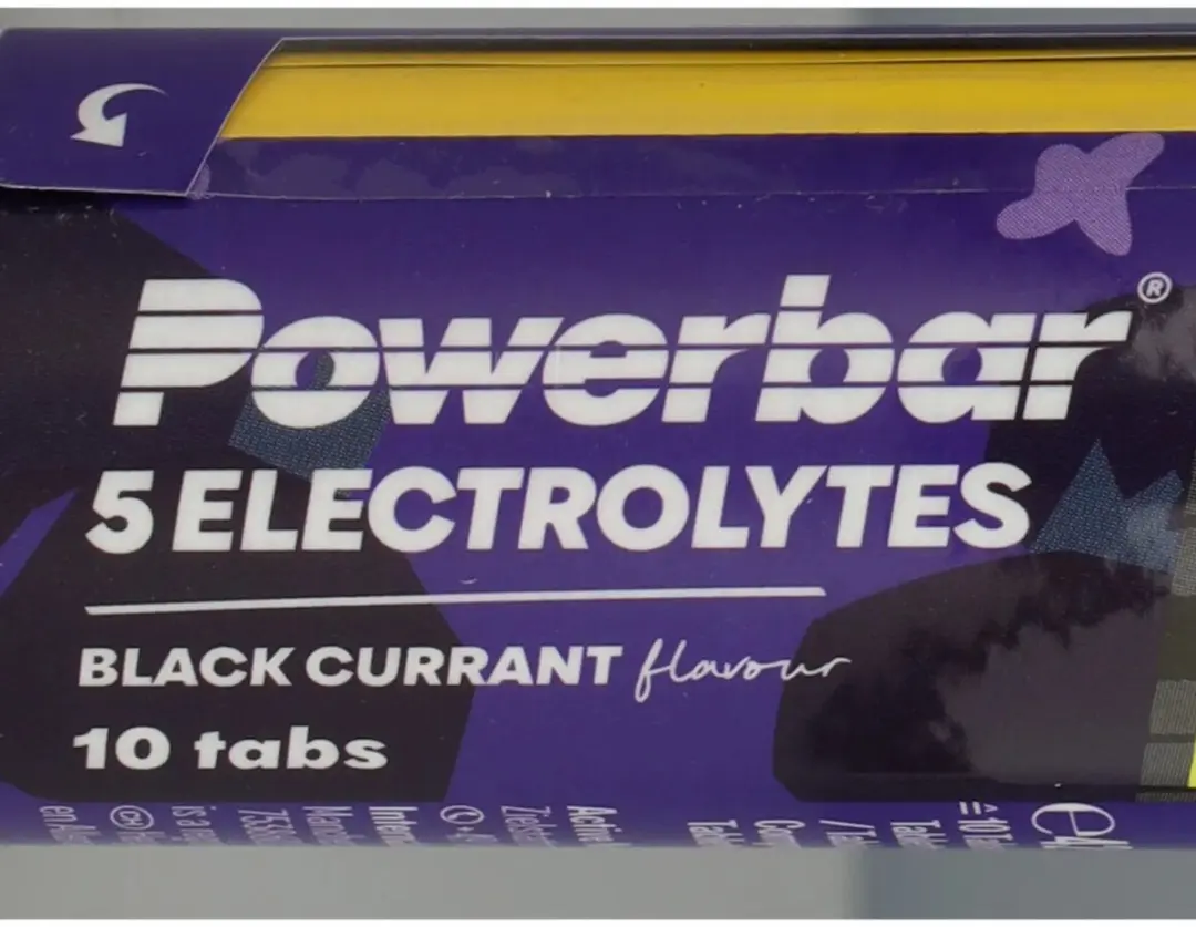 PowerBar Sportdrank Electrolyte Tabs Black Currant - 10 tabletten