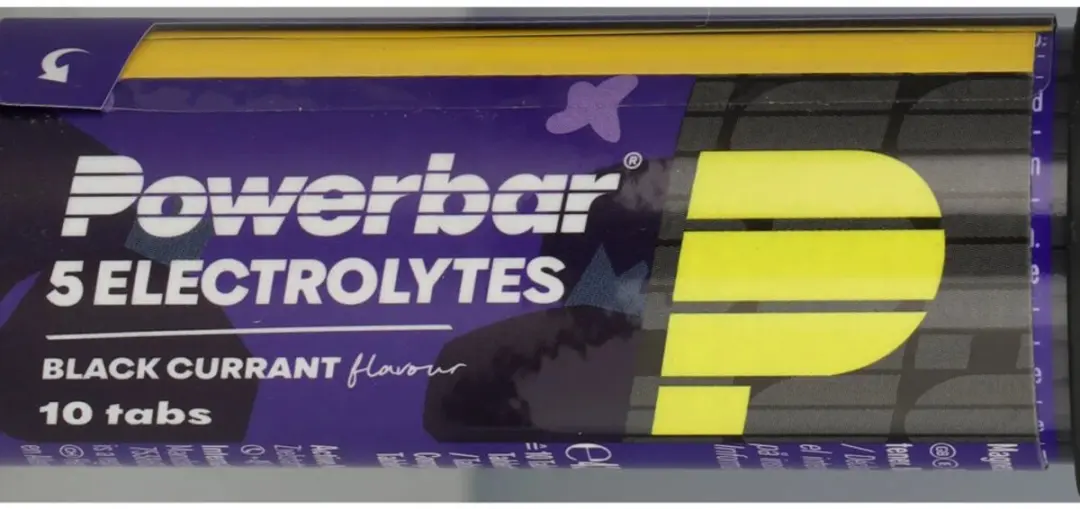 PowerBar Sportdrank Electrolyte Tabs Black Currant - 10 tabletten