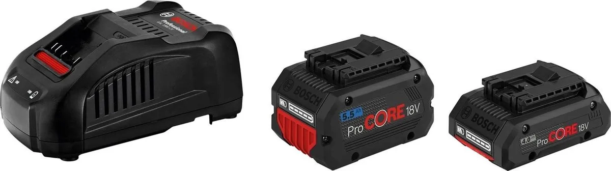 Bosch Professional 1600A0214A Accu & Lader Set - 2x ProCORE 18V
