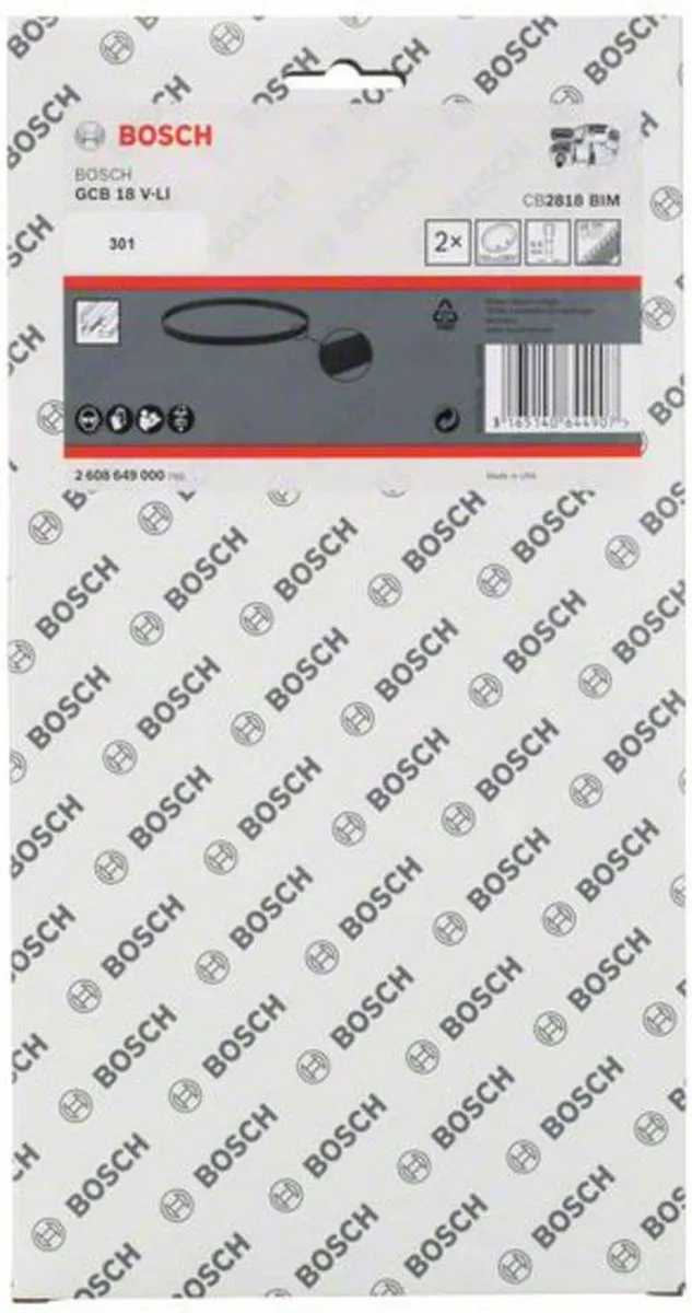 Bosch Professional CB 2818 BIM Bandzaagbladen 2 Stuks - Metaal
