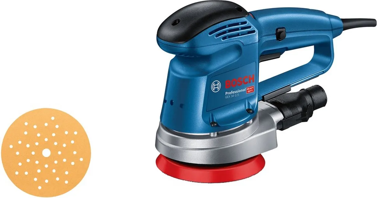 Bosch Professional GEX 34-150 Excenterschuurmachine 125mm 340W