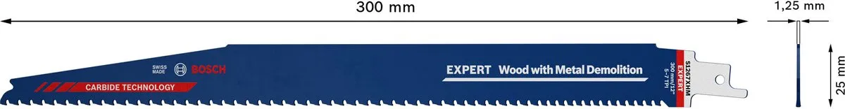 Bosch Professional S1267XHM Reciprozaagblad - Metaal/Hout