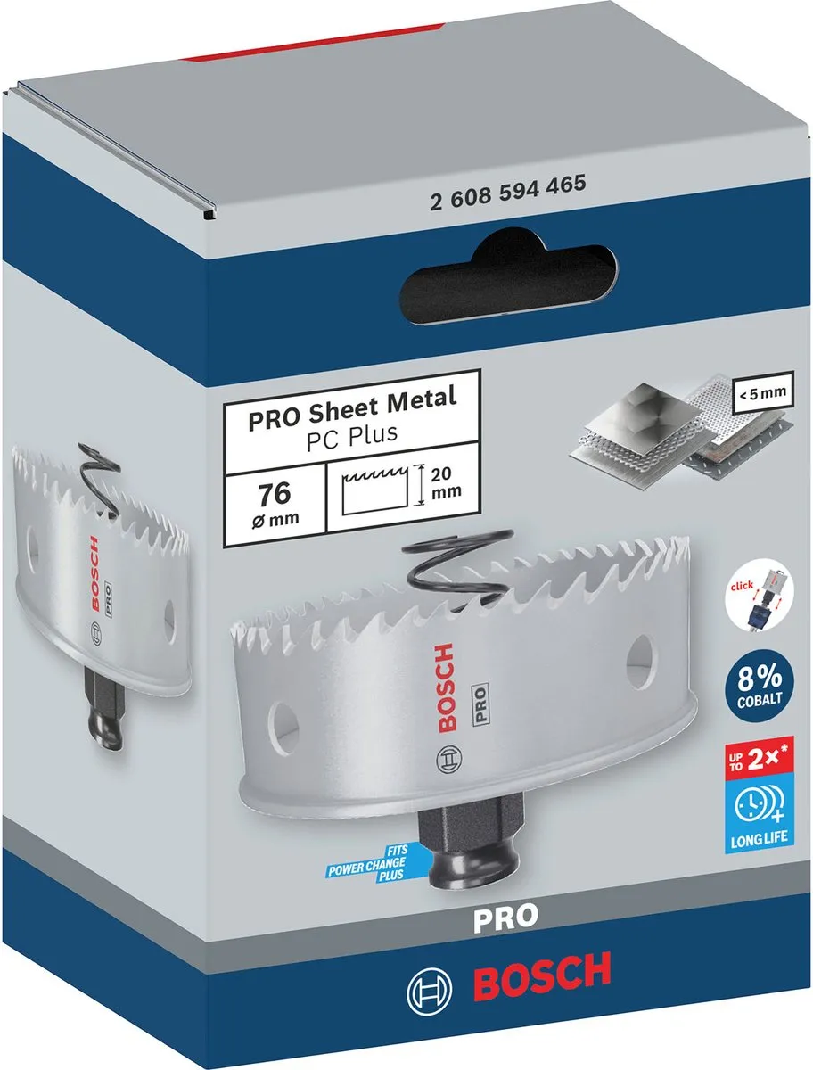 Bosch Professional PC Plus Gatenzaag 76mm Metaal - 2608594465