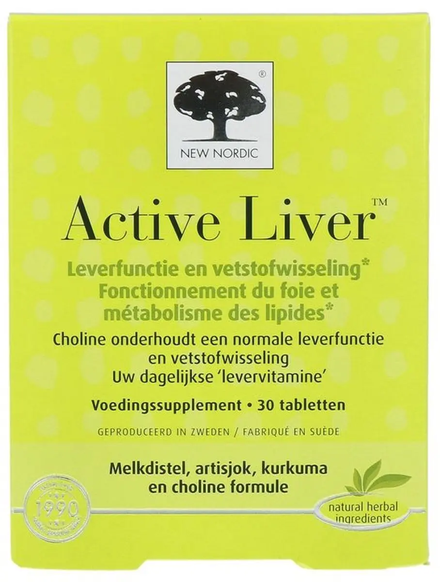 New Nordic Active Liver Tabletten 30 Stuks