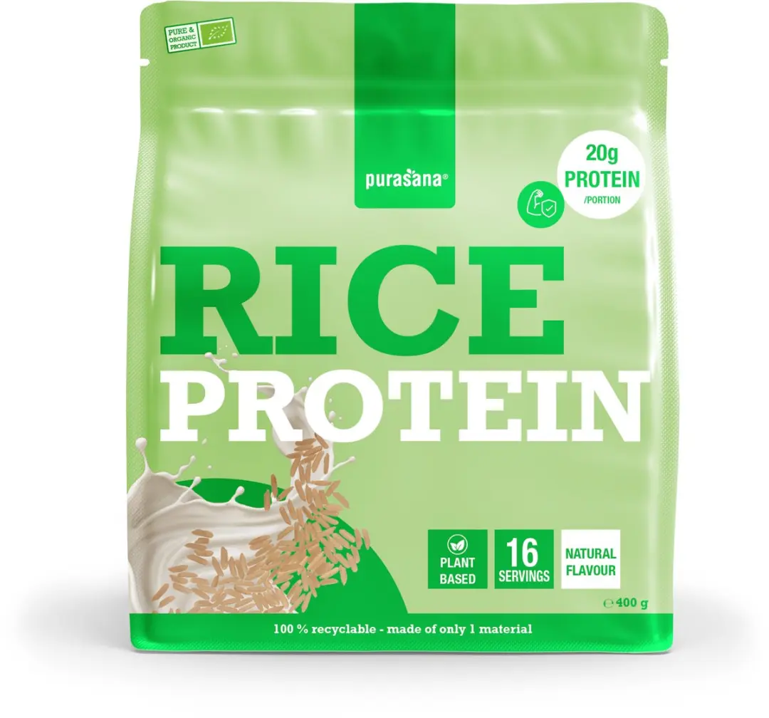 Purasana Rice Protein Powder Natural 400g