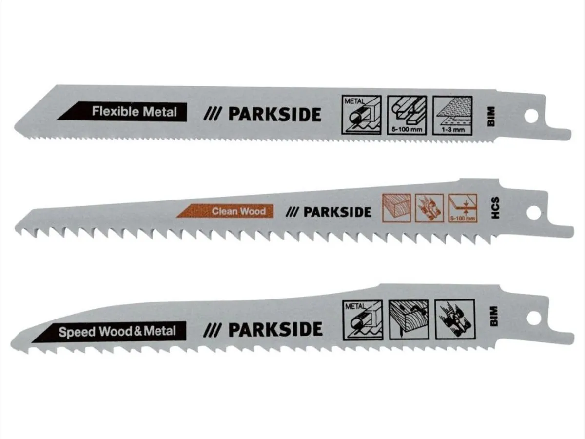 Parkside Reciprozagenbladen 3-delig