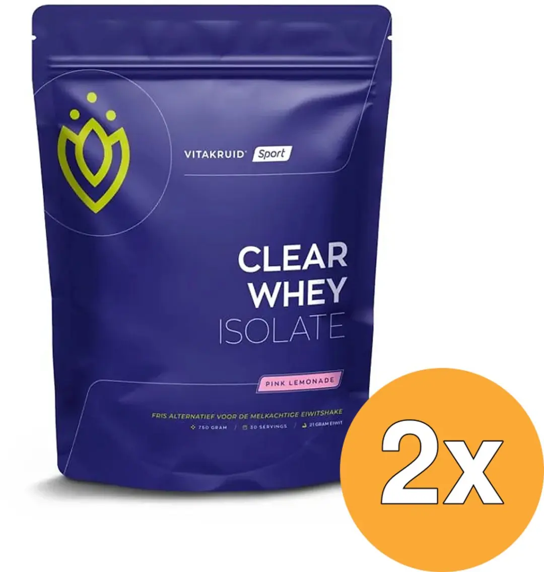 2x Vitakruid Clear Whey Isolate