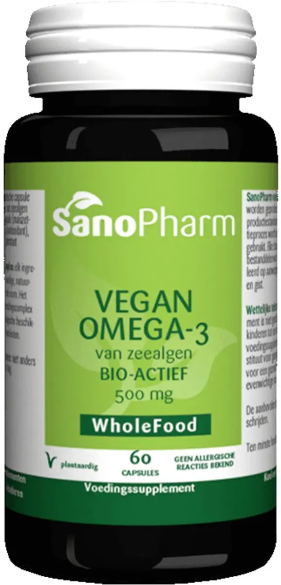 Sanopharm Vegan Omega 3 60 Capsules
