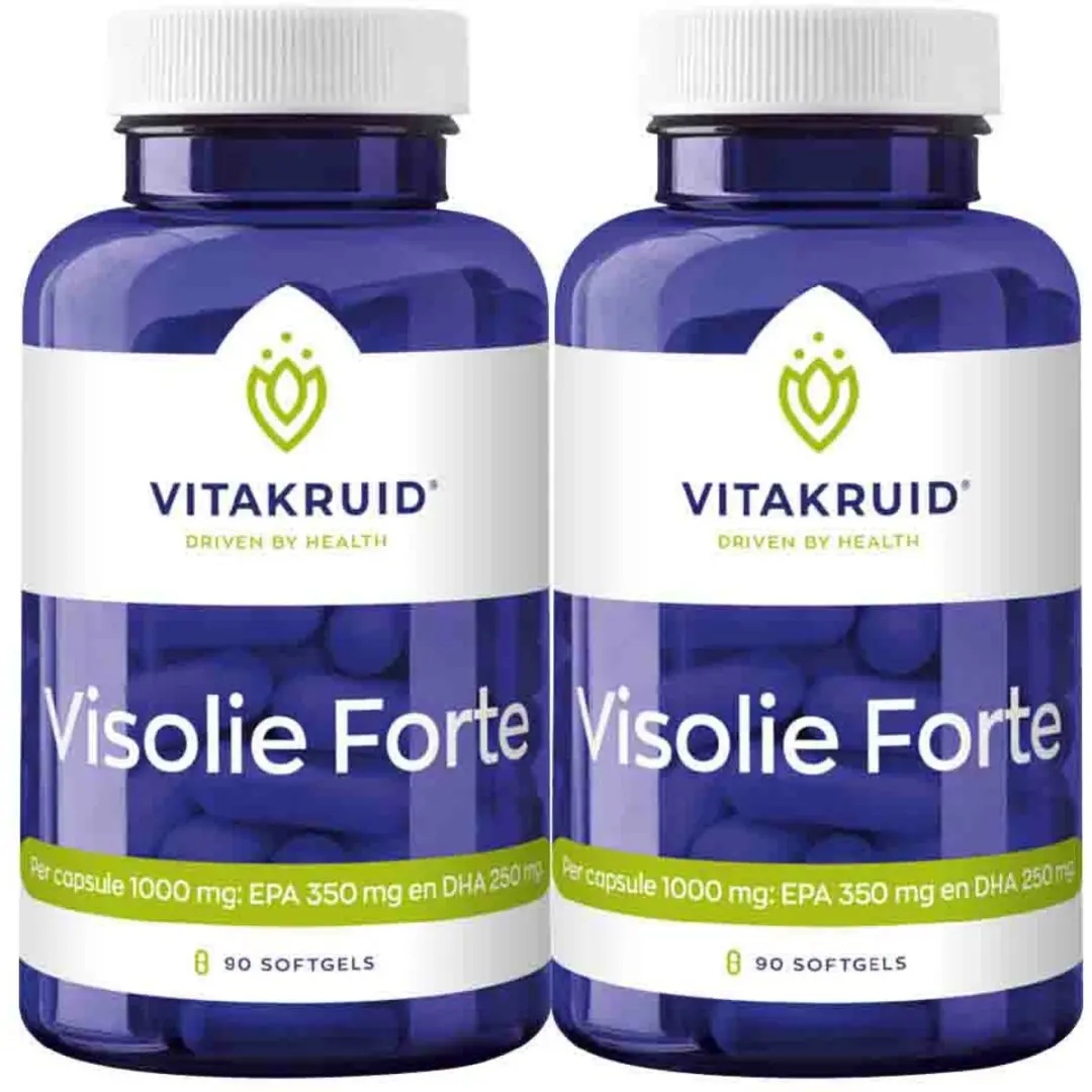 Vitakruid Visolie Forte 2x90 Softgels - afbeelding 3 van 4