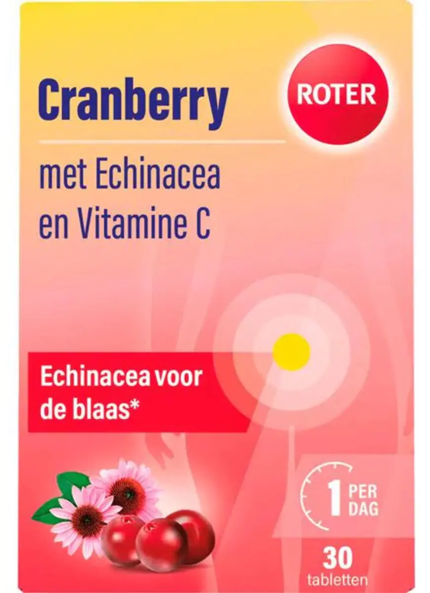 Roter Cranberry Vitamine C Echinacea 120 tabletten - 4x30