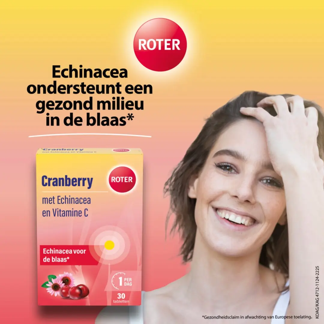 Roter Cranberry Vitamine C Echinacea 90 tabletten - 3x30