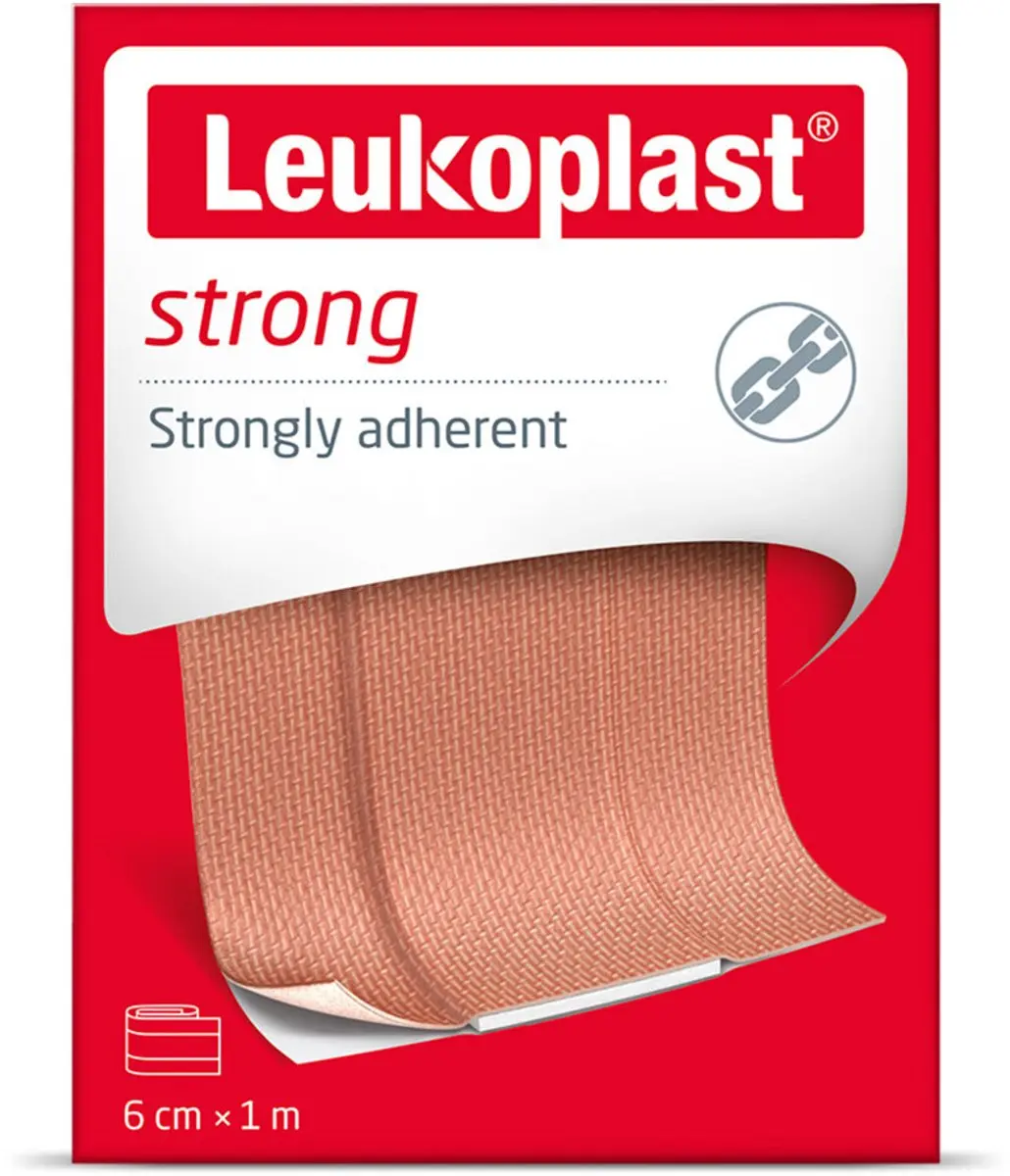 Leukoplast Pleister Sterk - 6 Stuks 1m Huidskleur