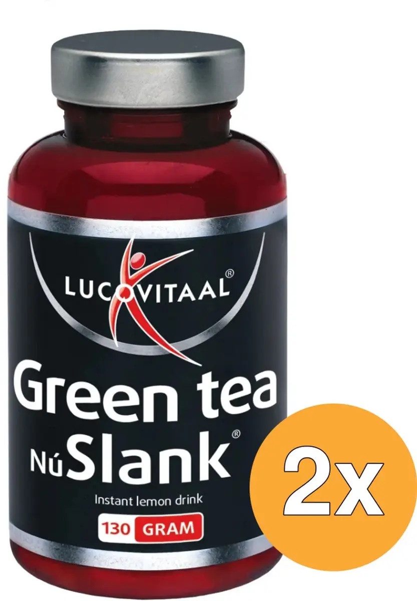 2x Lucovitaal Green Tea Nú Slank (130 gr)