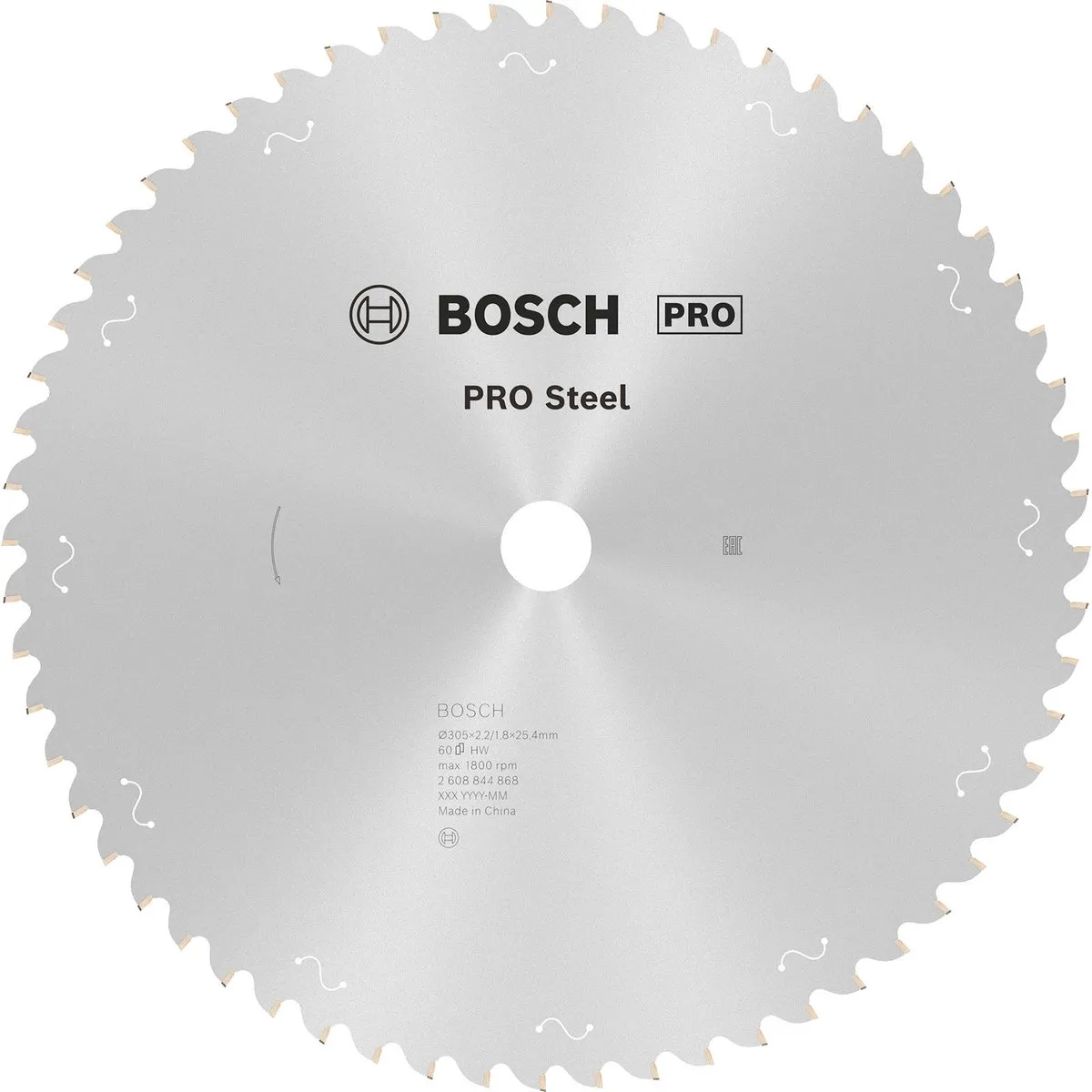 Bosch Professional Steel Zaagblad 305mm 60 Tanden - 25.4mm As