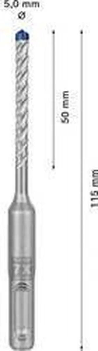 Bosch Professional EXPERT SDS plus-7X Hamerboor 5x50x115mm - 5 Stuks