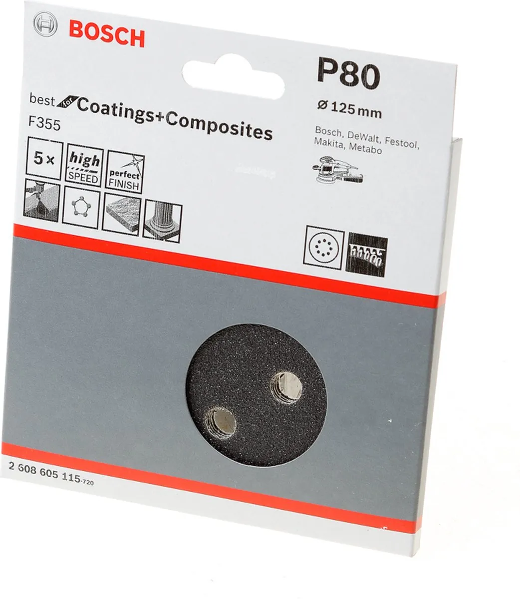 Bosch Professional Schuurvellen Ø125 Best Coatings