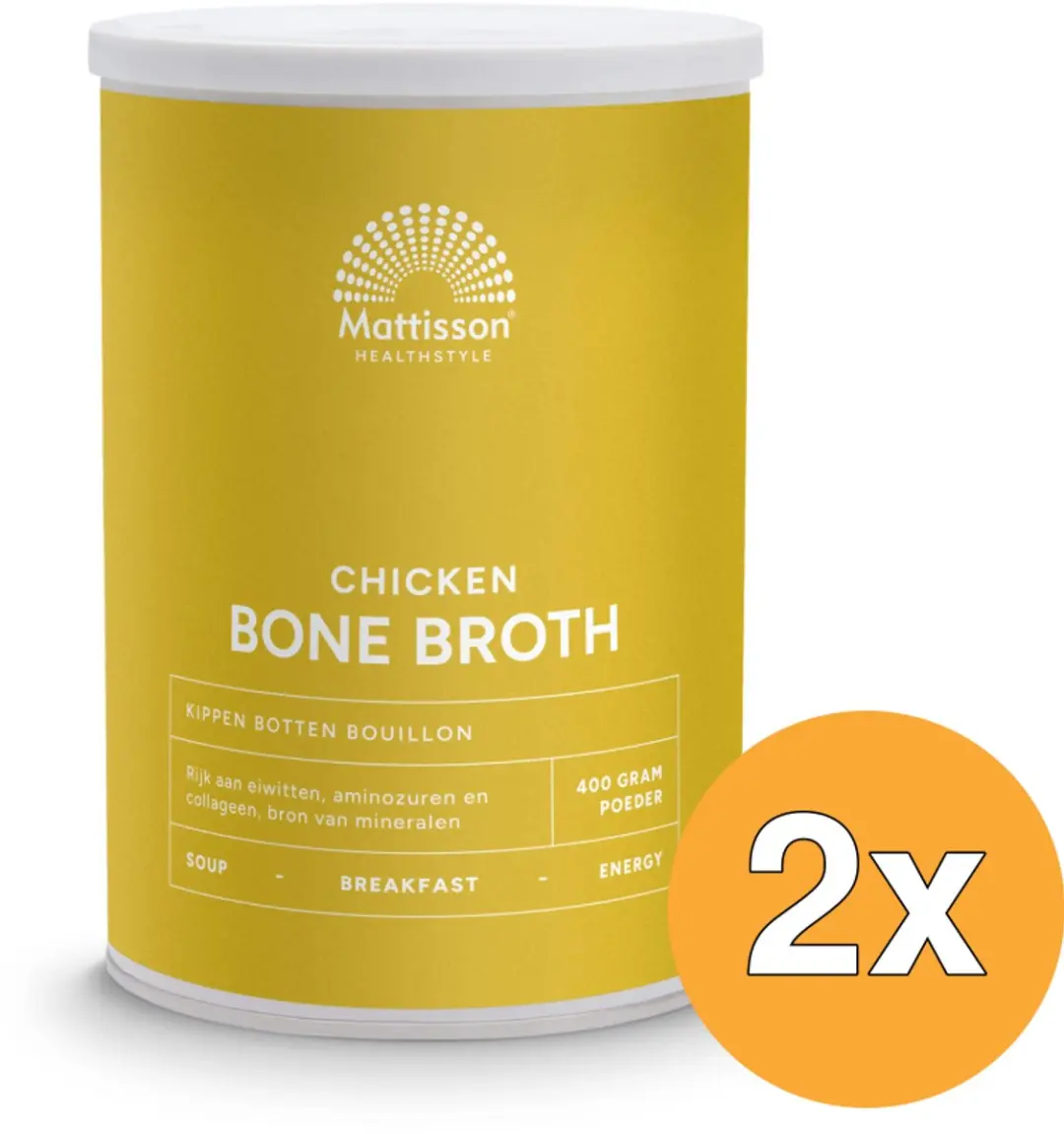 2x Mattisson Chicken Bone Broth