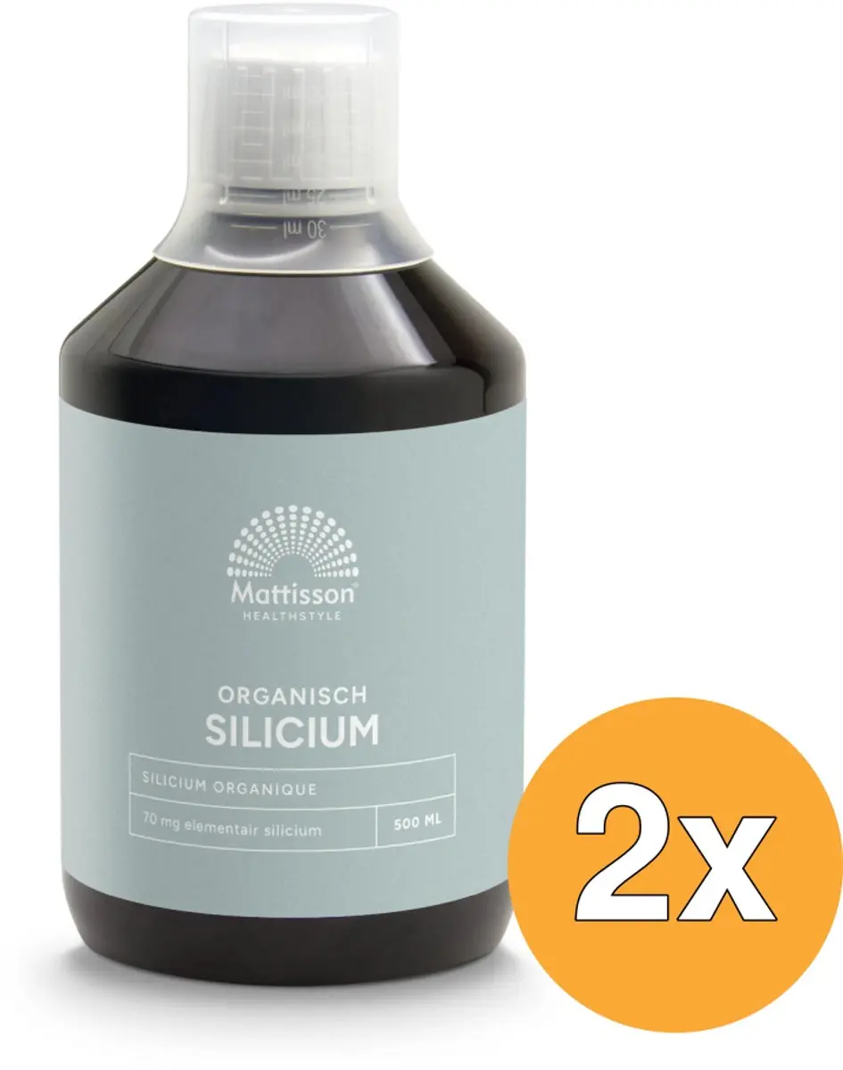 2x Mattisson Organisch Silicium 70Mg (500 ml)