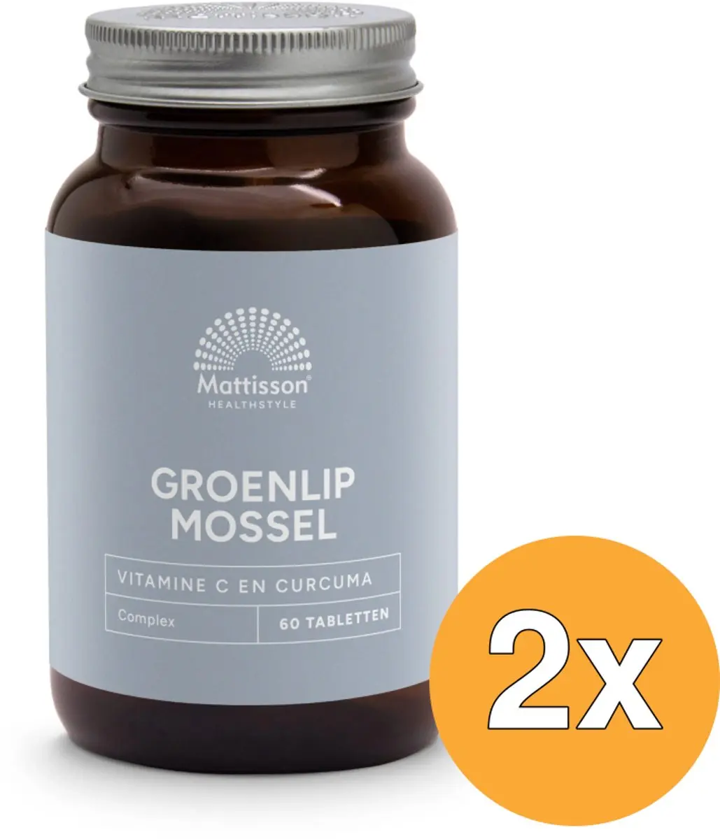 2x Mattisson Groenlipmossel Complex Nieuw-Zeeland (60 tabletten)