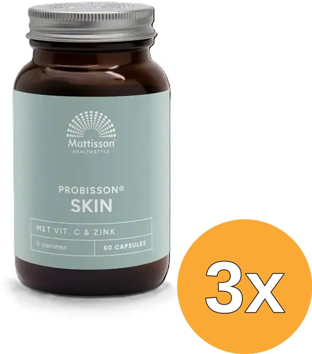 3x Mattisson Probisson Skin (60 capsules)
