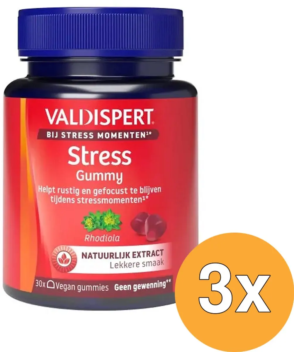 3x Valdispert Stress Gummy (30 gummies)