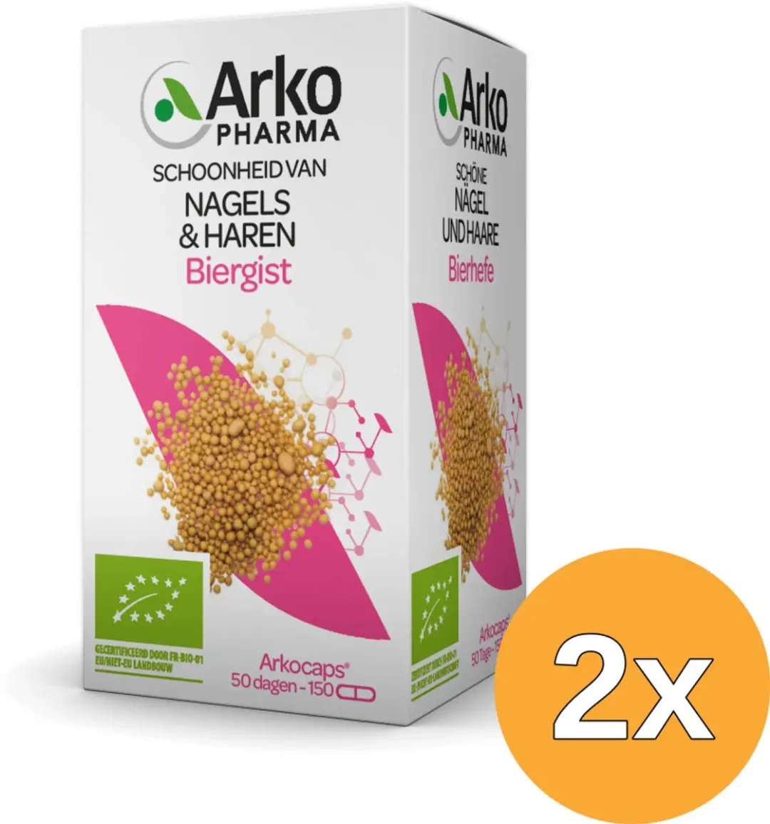2x Arkocaps Biergist Bio (150 capsules)