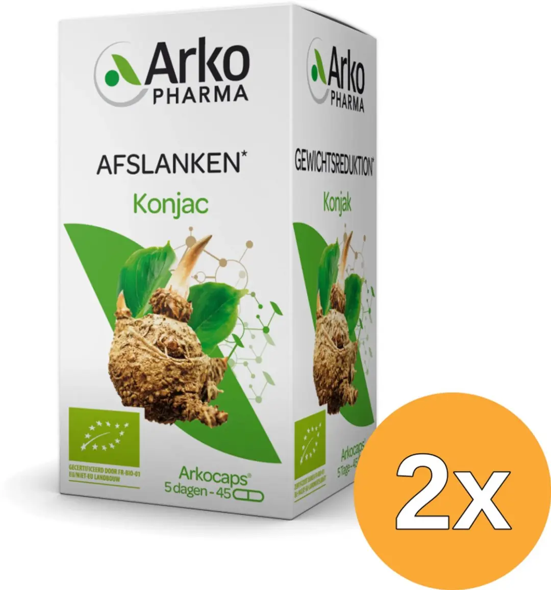 2x Arkocaps Konjac (45 capsules)