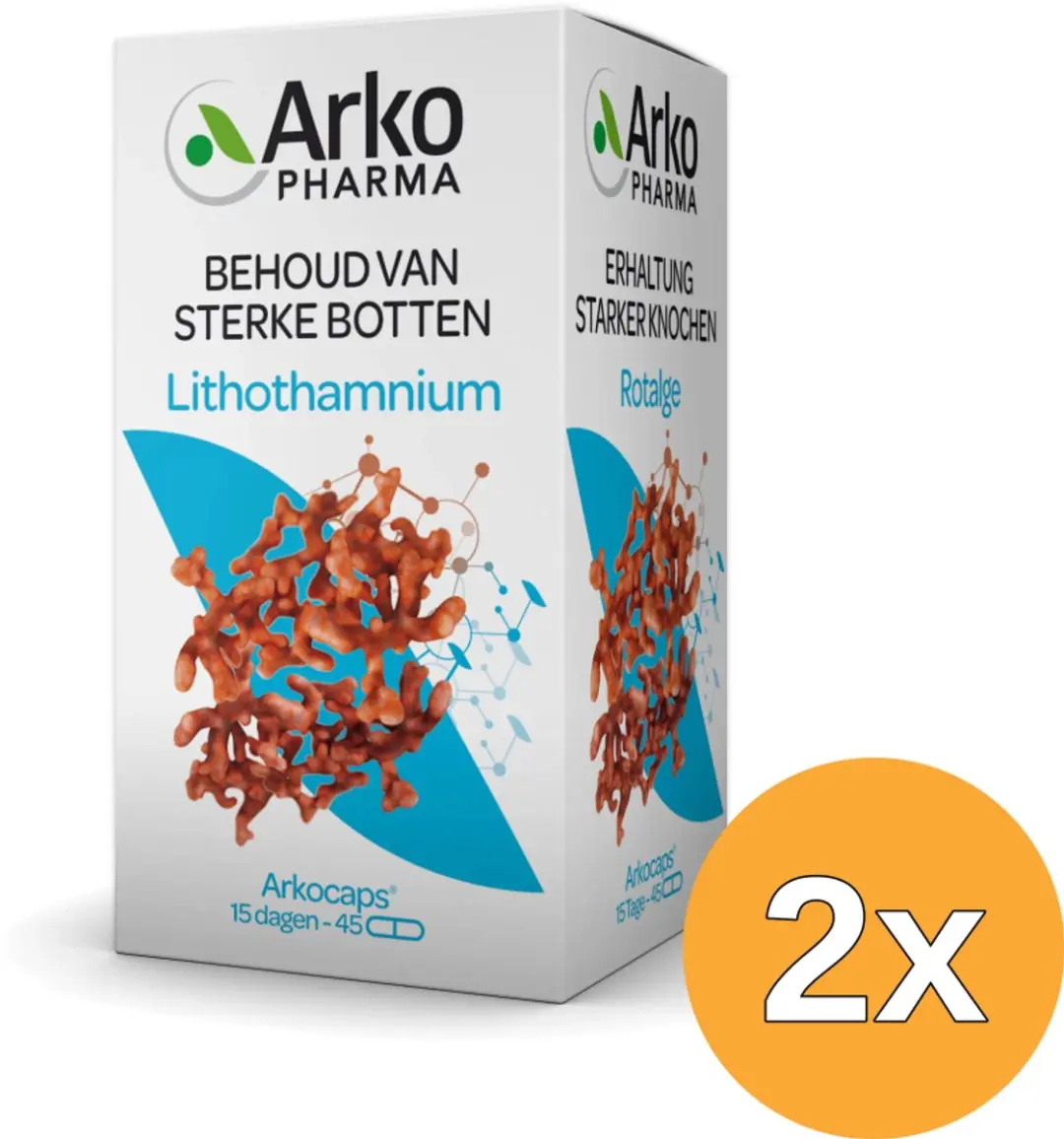 2x Arkocaps Lithothamnium (45 capsules)