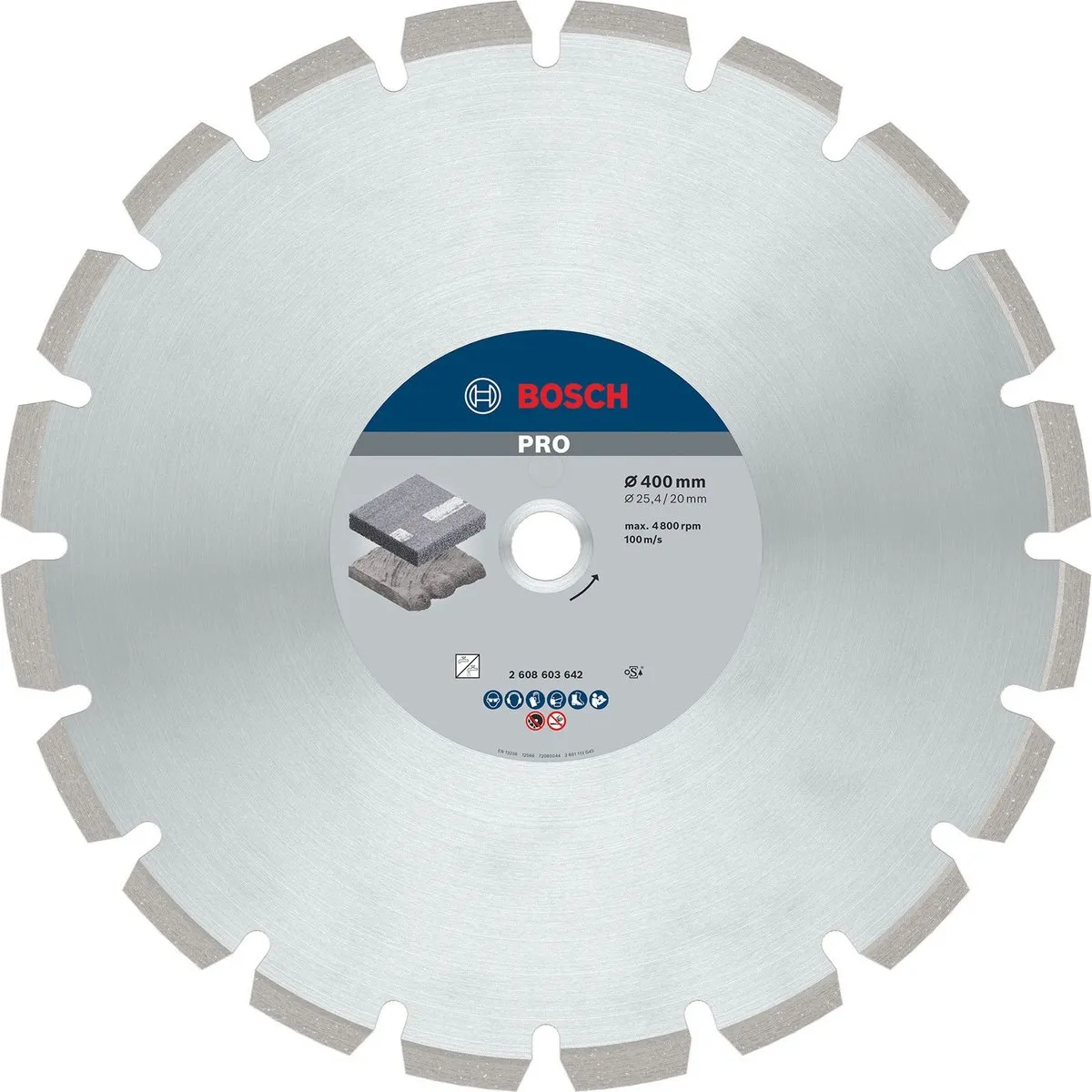 Bosch Professional Diamantschijf Best for Asphalt 400x25.4x12mm