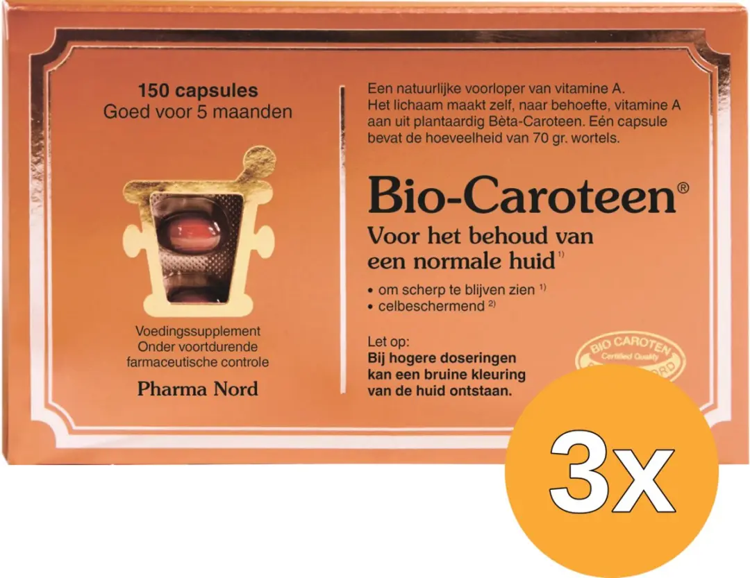 3x Pharma Nord Bio Caroteen (150 capsules)