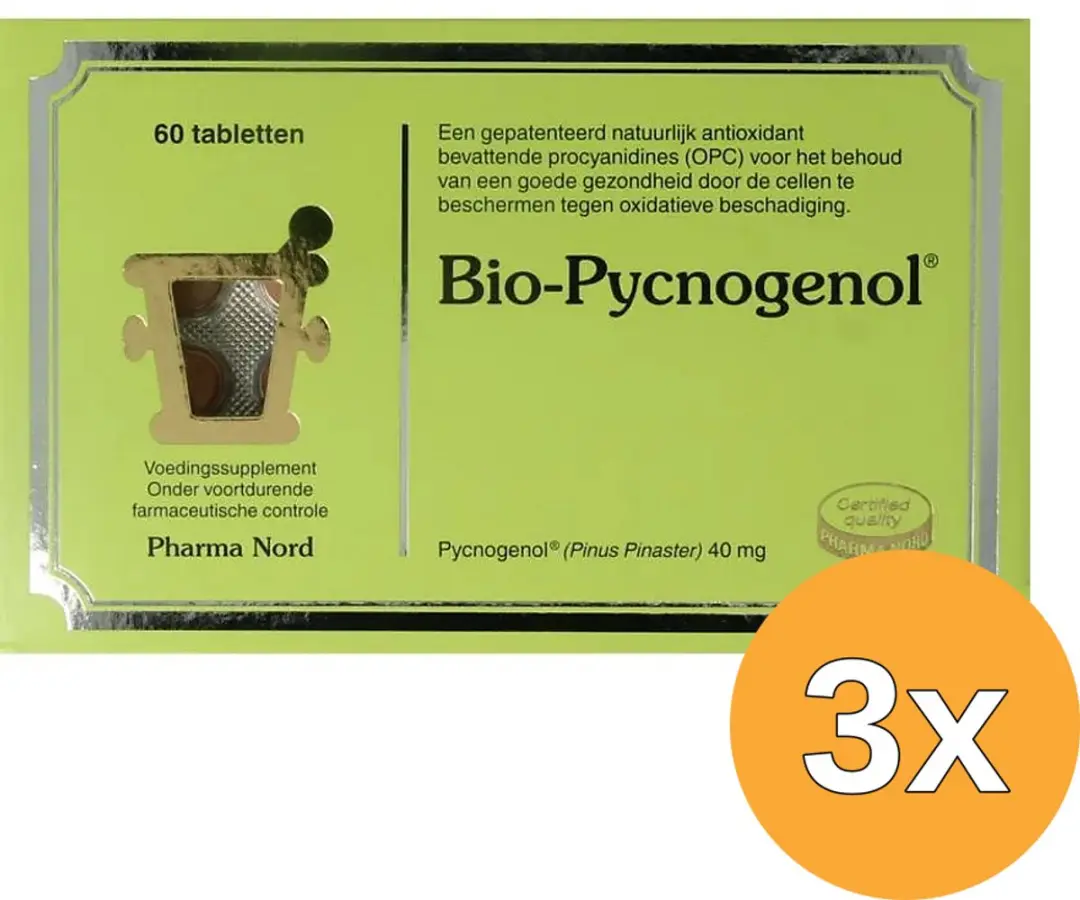 3x Pharma Nord Bio-Pycnogenol (60 tabletten)