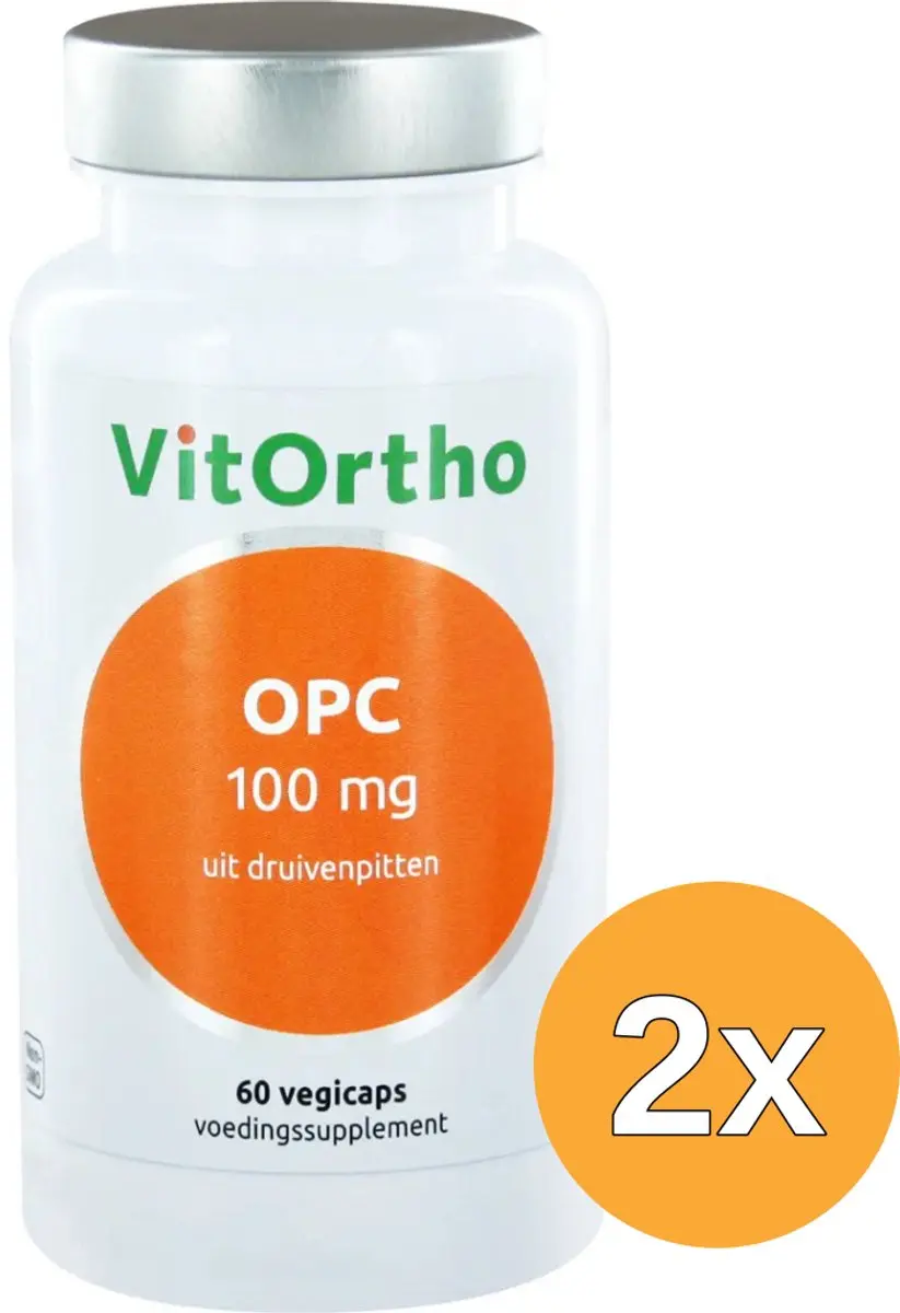 2x VitOrtho OPC 100 mg (60 vega capsules)