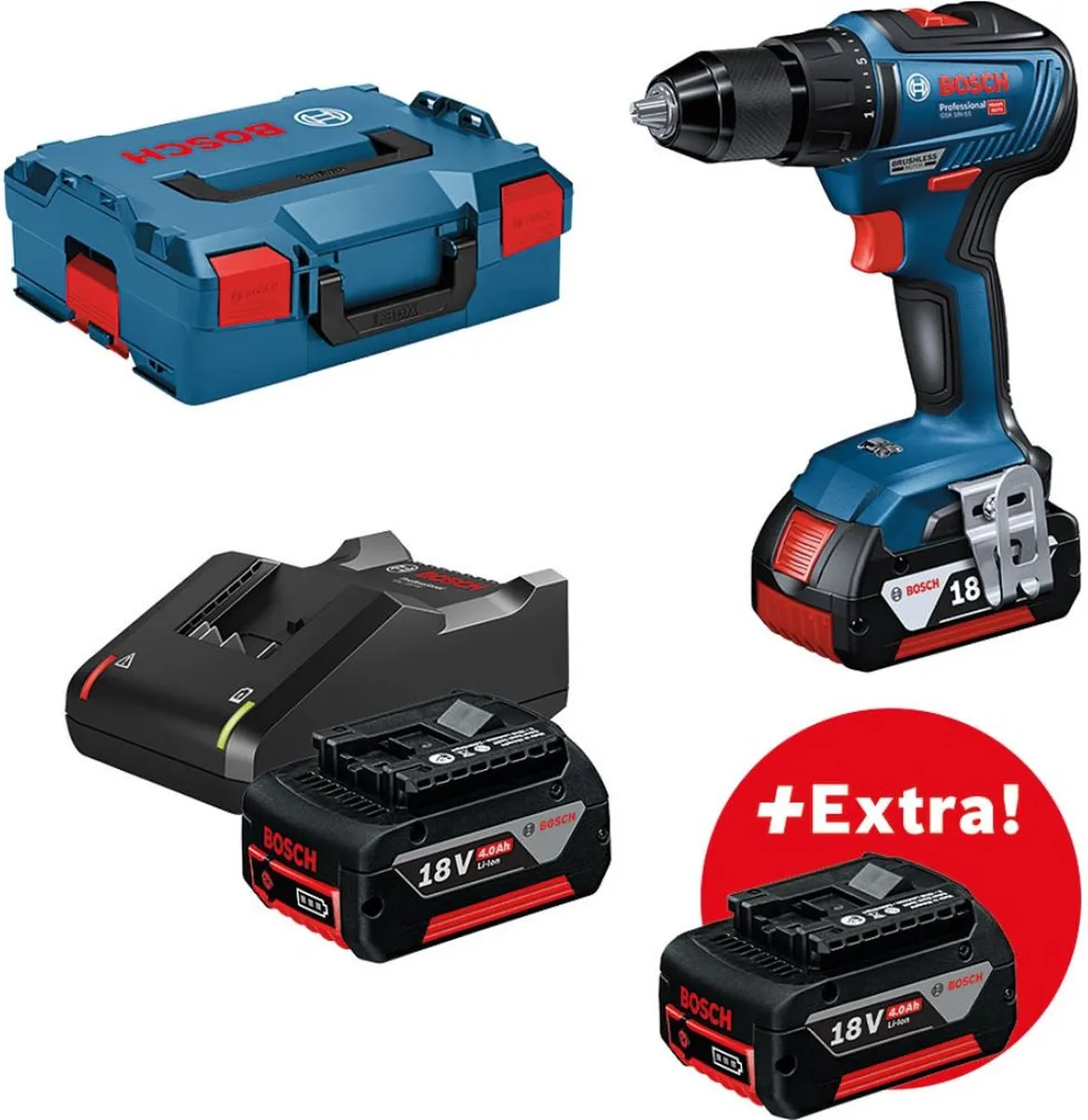 Bosch Professional GSB 18V-55 Klopboormachine