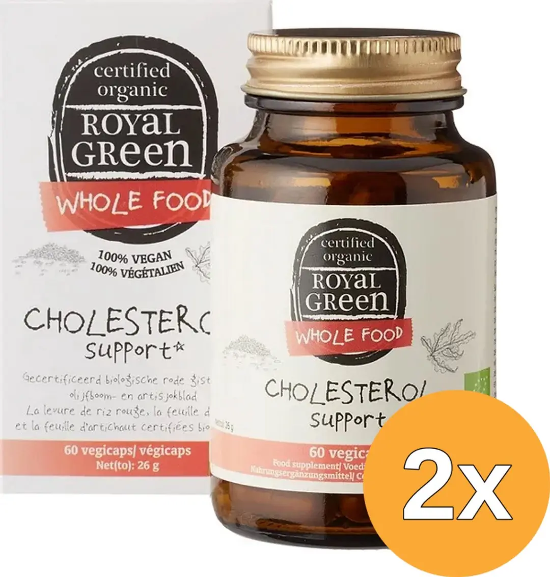 2x Royal Green Cholesterol Support Bio (60 vega capsules)
