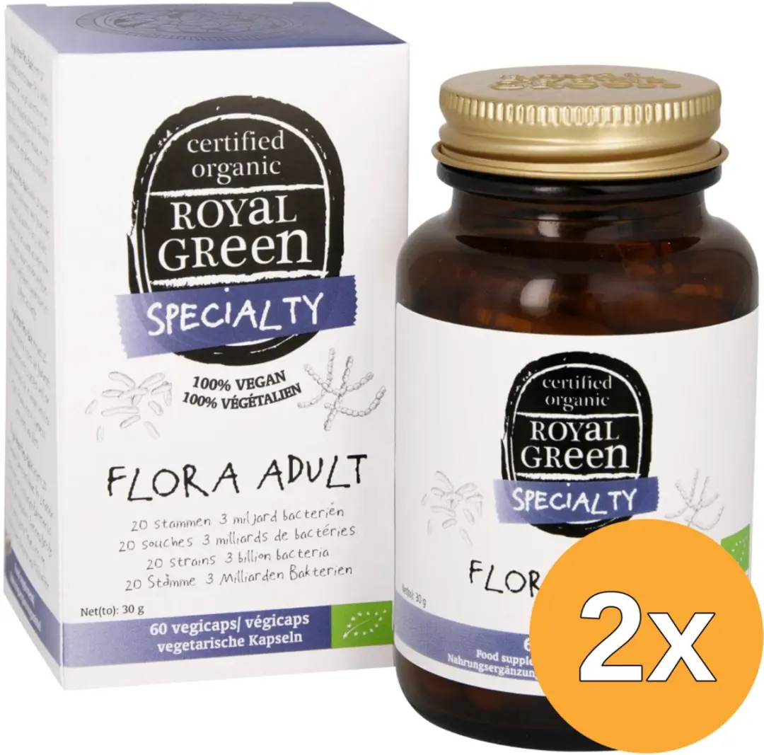 2x Royal Green Flora Adult Bio (60 vega capsules)