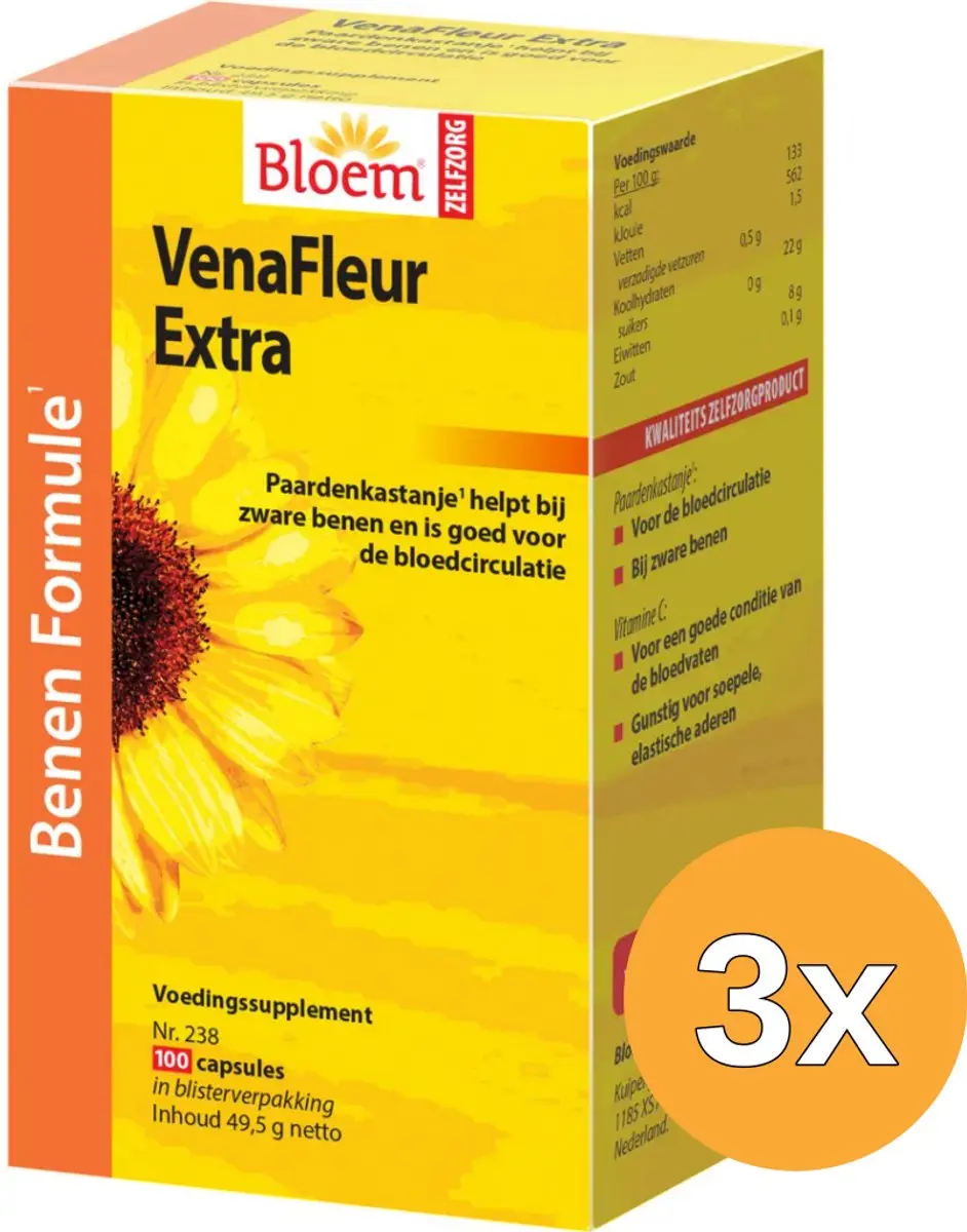 3x Bloem Venafleur Extra (100 capsules)